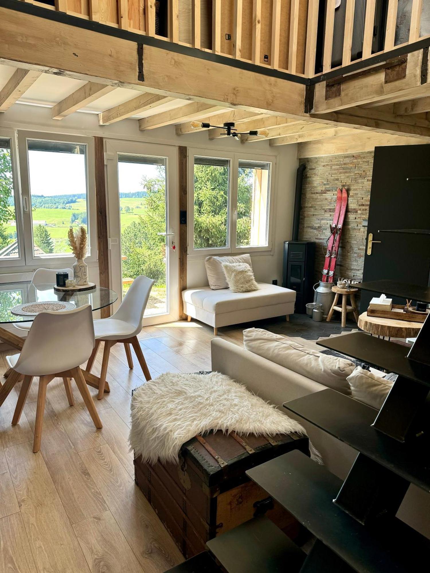Chalet Pagotin - Le Renversant Métabief Exteriör bild